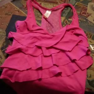 Small pink dressy tank top